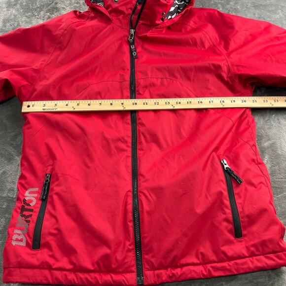 Burton Jacket Women XL Winter Coat Dryride Thermal Snowboard Gorpcore Ski Red - Picture 9 of 13